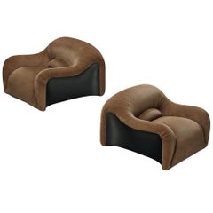 Retro Emilio Guarnacci for 1P Pair of 'Ecuba' Lounge Chairs