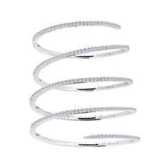 Emilio Jewelry 11,42 Karat Diamant-Stretch-Manschettenarmband