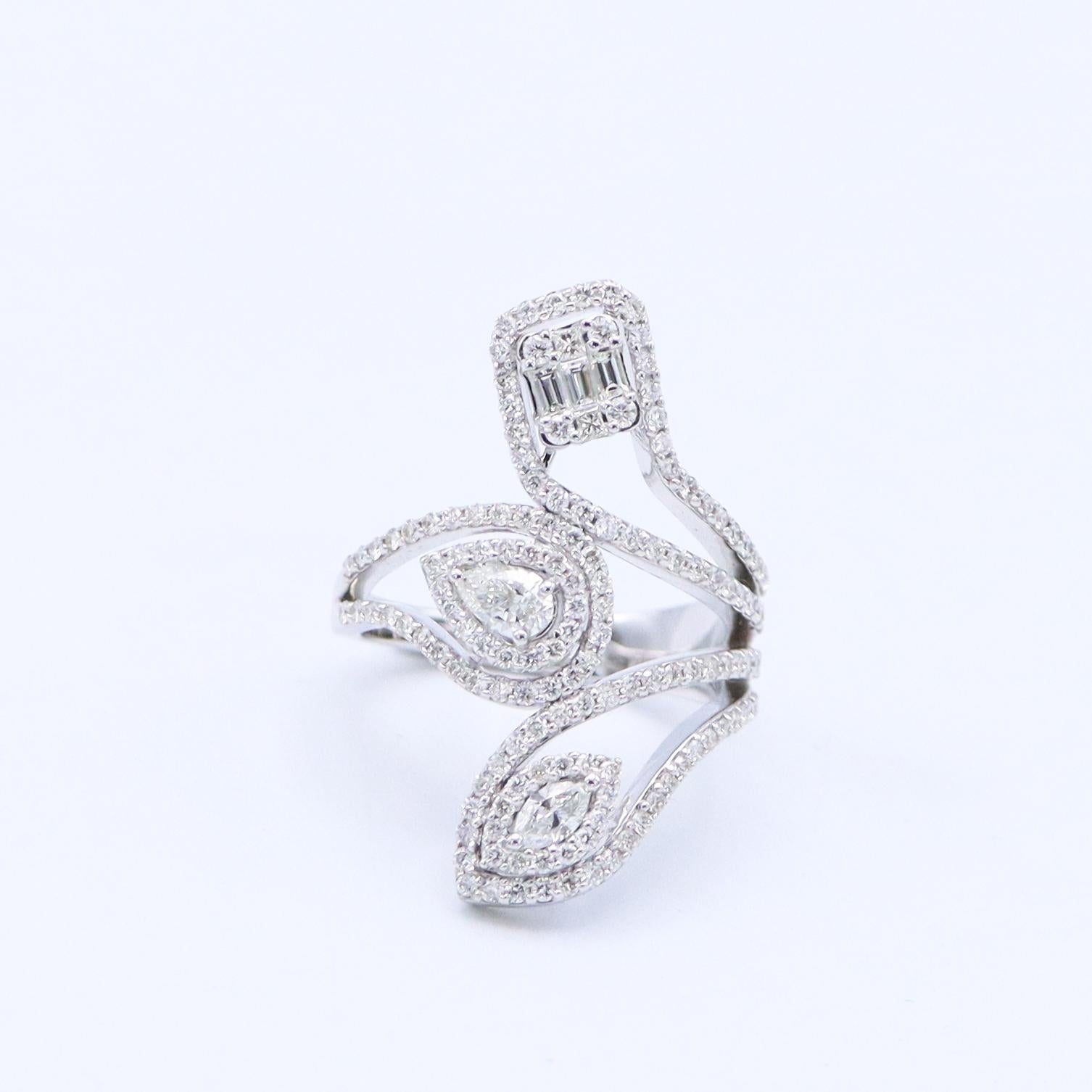 Emilio Jewelry 1.19 Carat Princess Cut Ring 1
