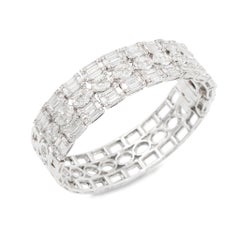 Emilio Jewelry 12.39 Carat Diamond Bangle