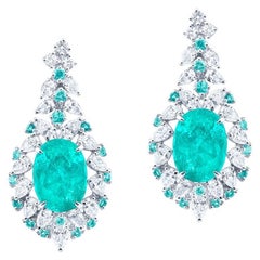 Emilio Jewelry 13.13 Carat Paraiba Earring