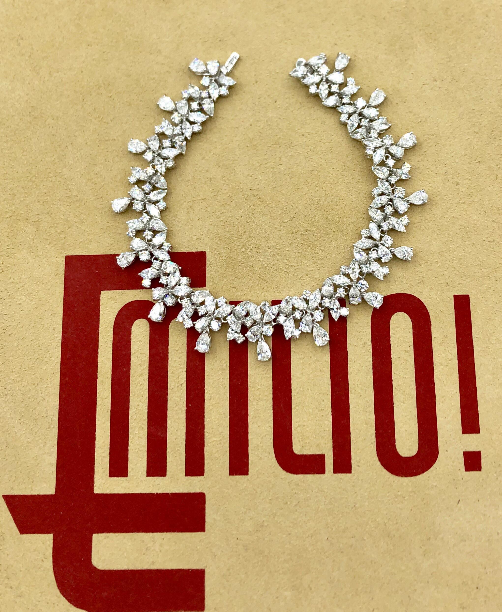 Emilio Jewelry 15.72 Carat Fancy Cut Diamond Bracelet In New Condition In New York, NY