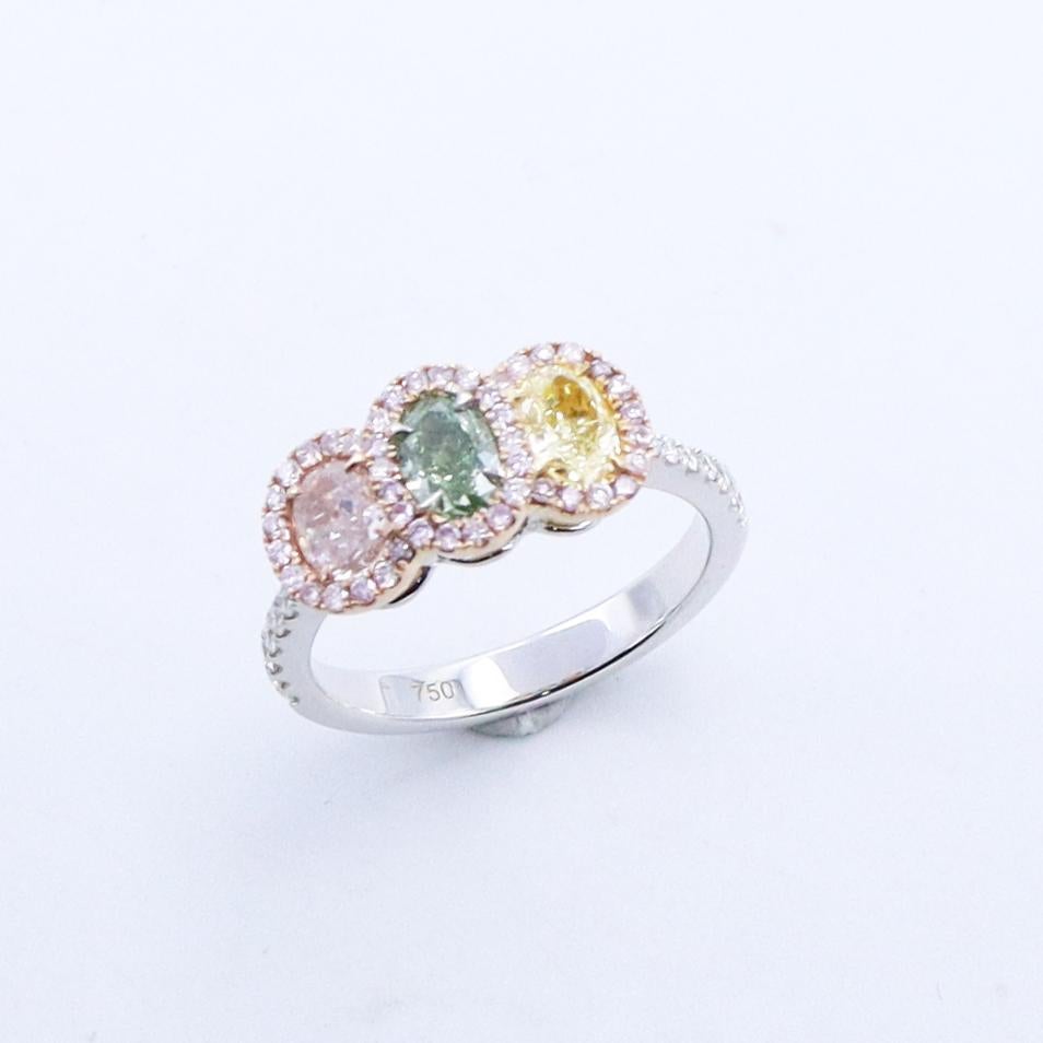 1.59 Carat Total
Mixed Fancy Colors
Fancy Light Pink


From The Vault at Emilio Jewelry Located on New York's iconic Fifth Avenue
Please inquire for more images.
All pieces are hand made in the Emilio Jewelry Atelier. Our brand is proudly rated as a