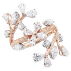 Emilio Jewelry 1.71 Carat Flower Cluster Ring