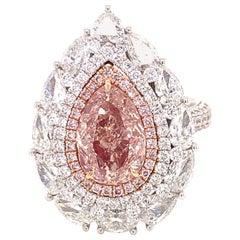 Emilio Jewelry 2.00 Carat Fancy Pink Diamond Ring