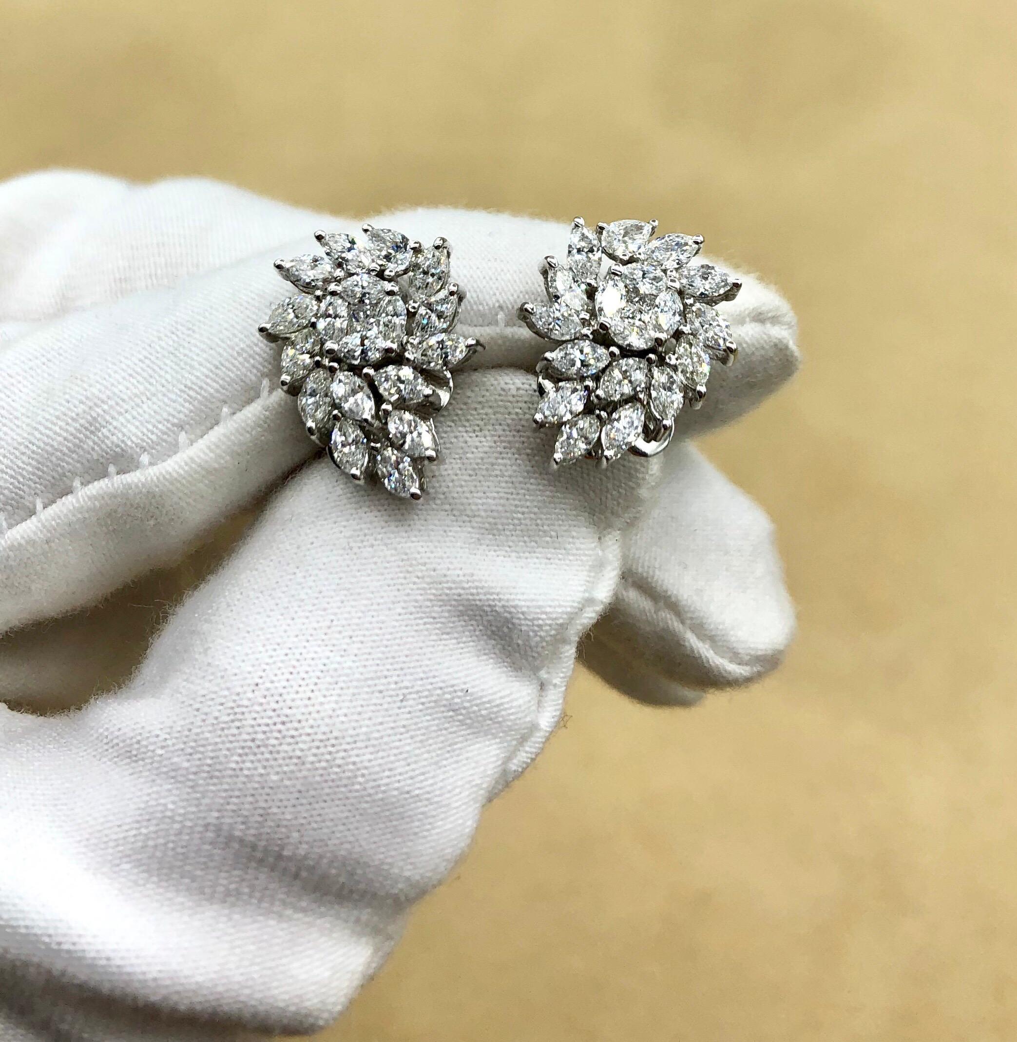 Emilio Jewelry 2.32 Carat Diamond Earrings For Sale 8