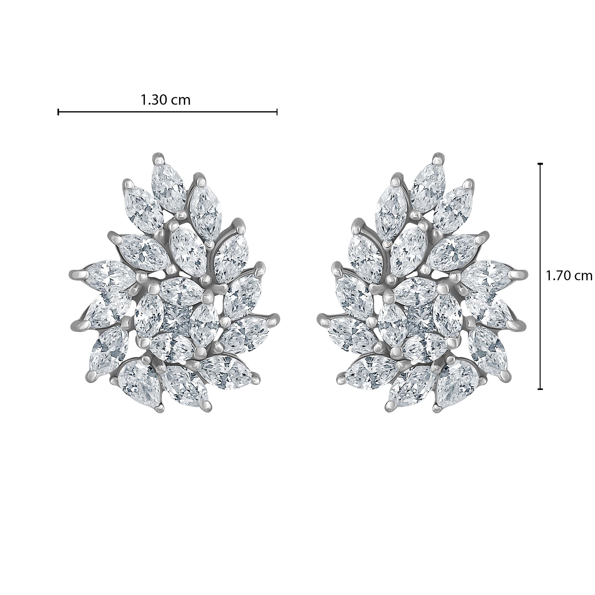 Emilio Jewelry 2.32 Carat Diamond Earrings For Sale 11