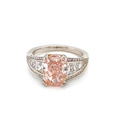 Emilio Jewelry 2.50 Carat Fancy Pink Diamond Ring