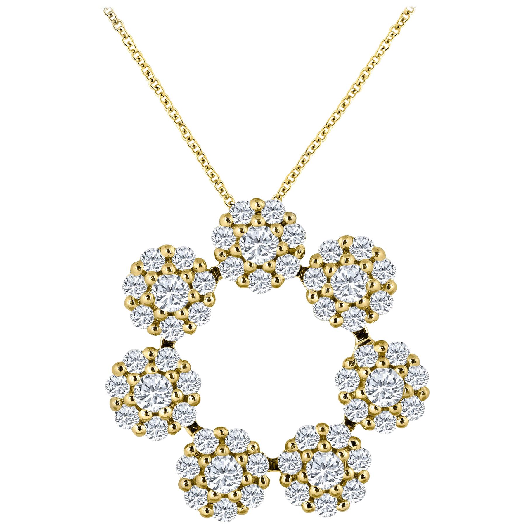 Emilio Jewelry 2.66 Carat Diamond Necklace