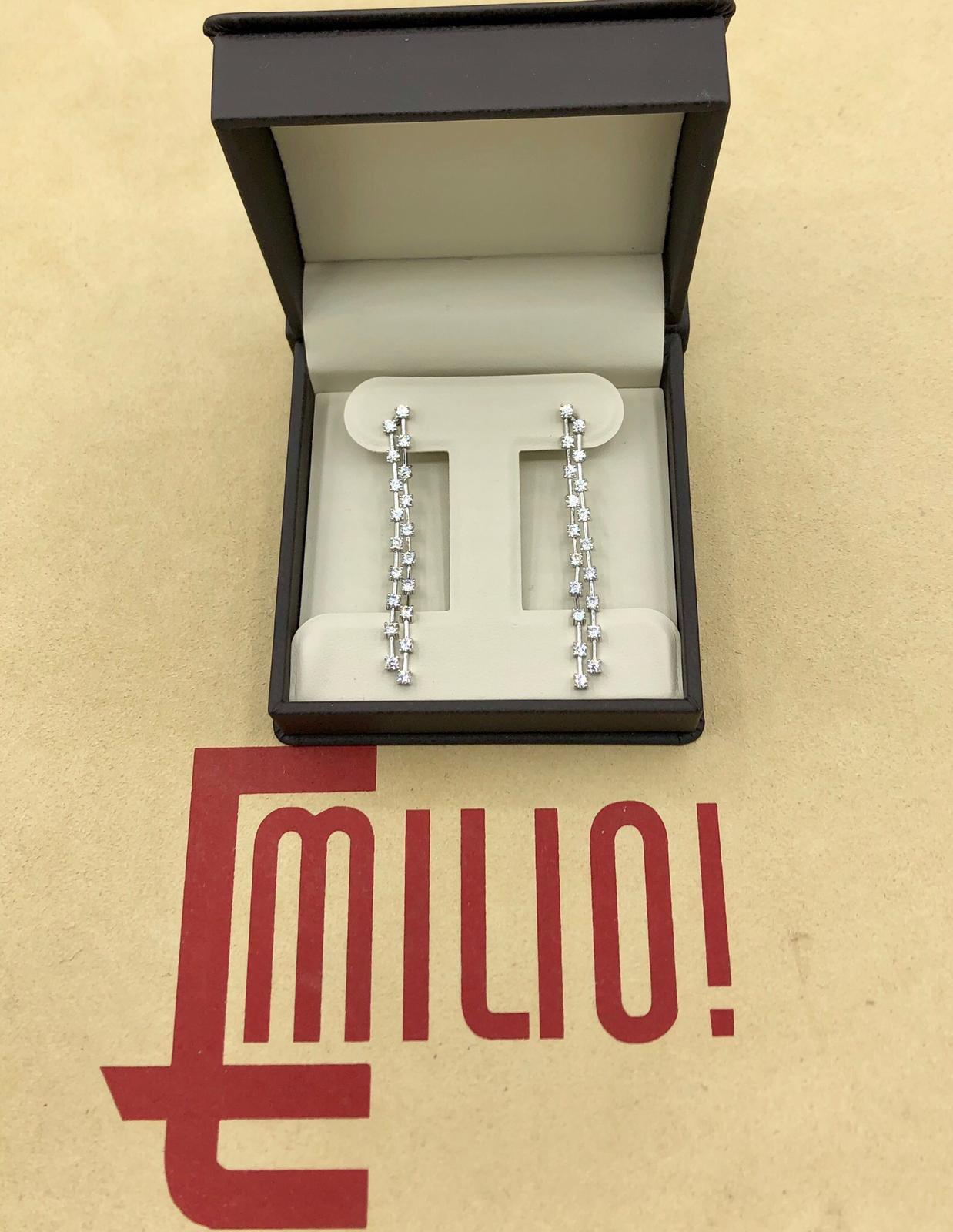 Emilio Jewelry 2.70 Carat Diamond Earring 2