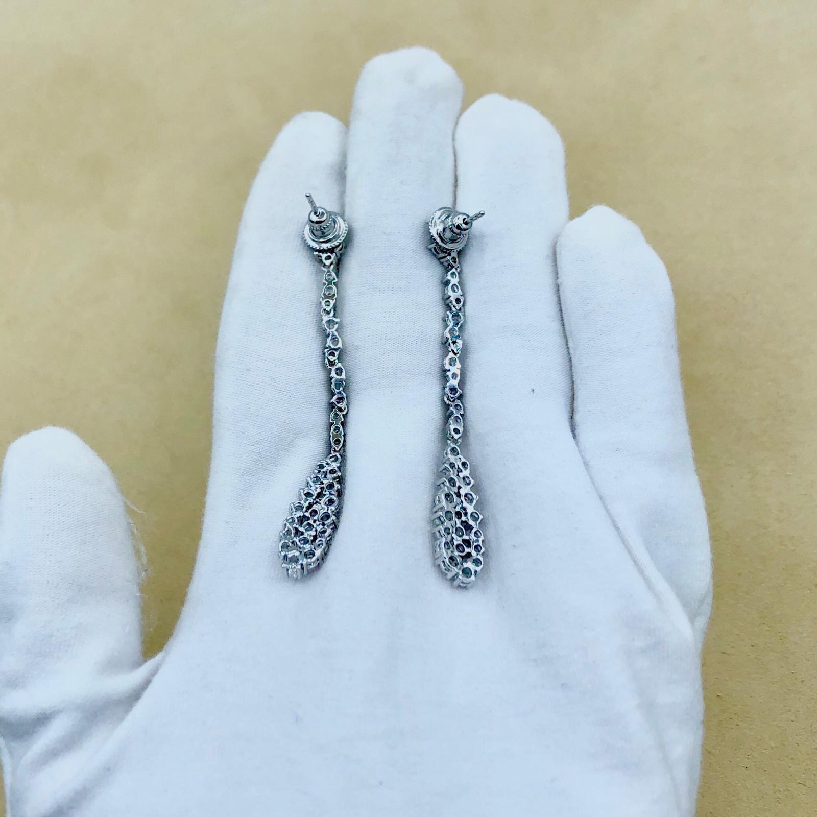 Emilio Jewelry 2.70 Carat Diamond Earrings 6