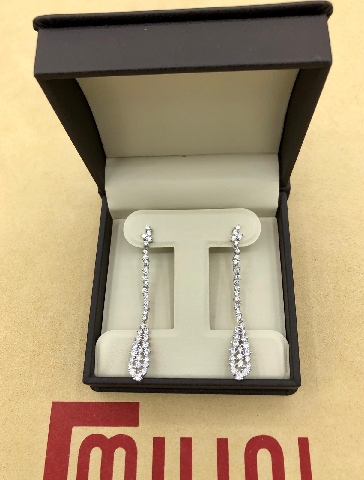 Emilio Jewelry 2.70 Carat Diamond Earrings In New Condition In New York, NY