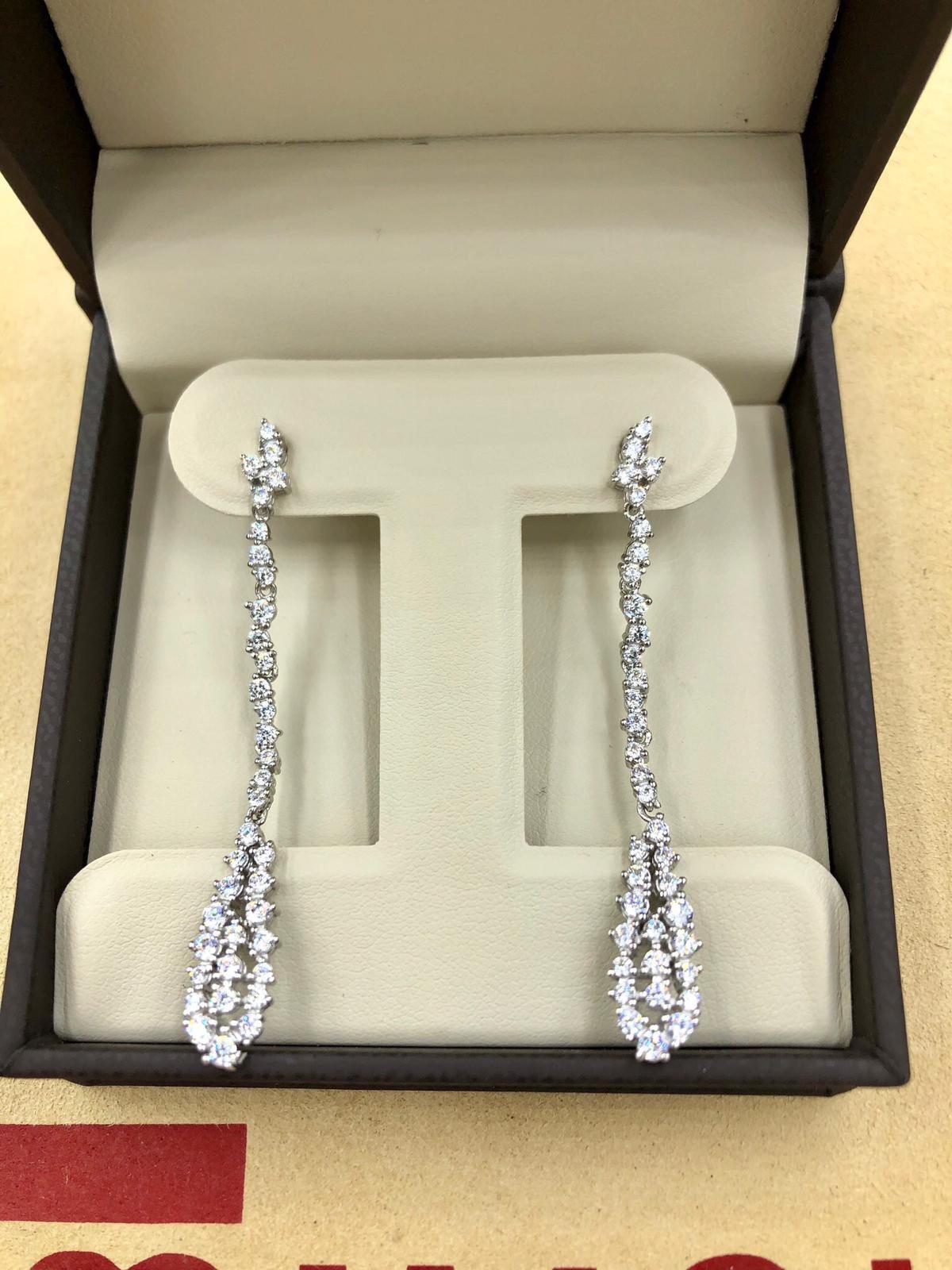 Emilio Jewelry 2.70 Carat Diamond Earrings 3
