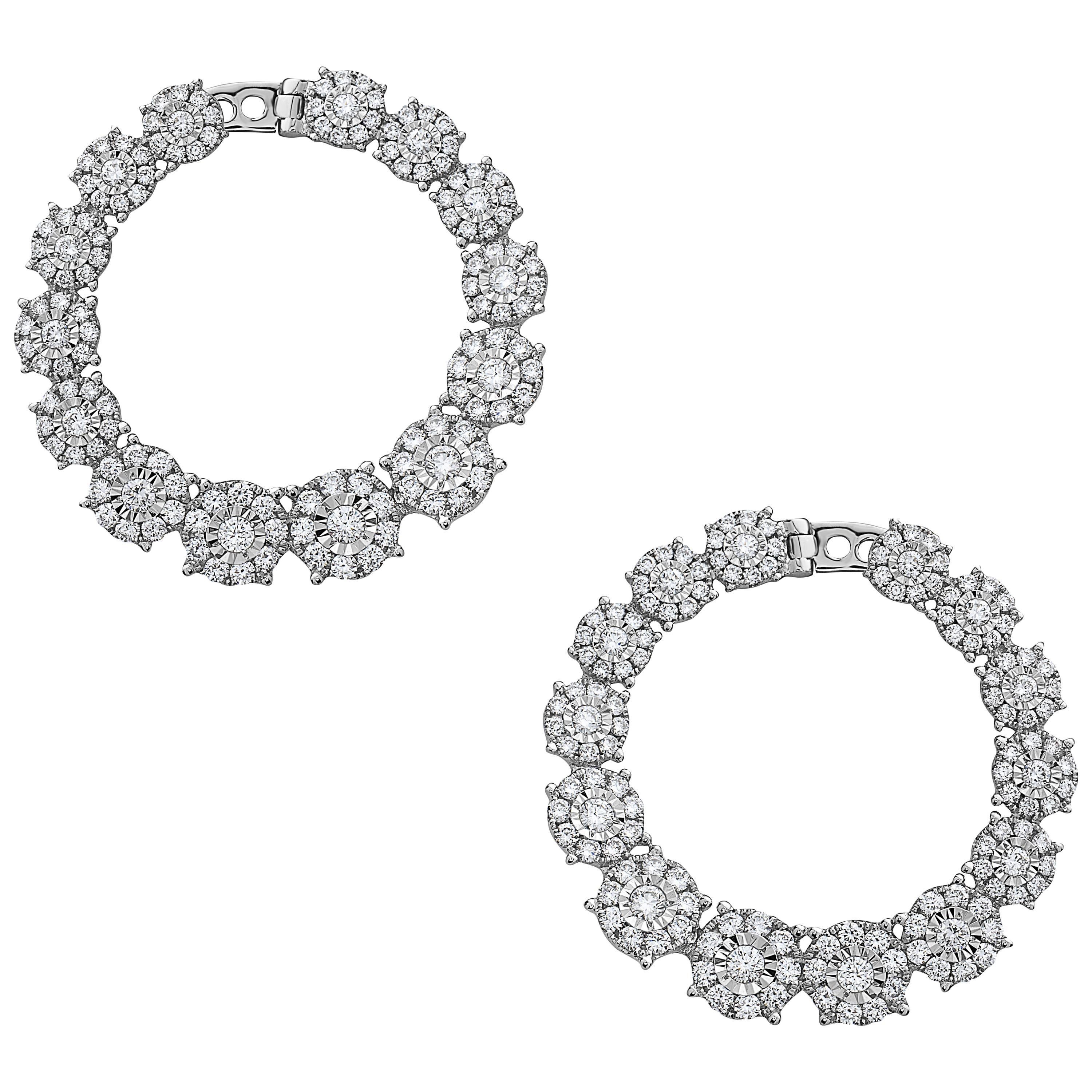 Emilio Jewelry 3,02 Karat wunderschöne Fancy-Diamant-Ohrringe im Angebot