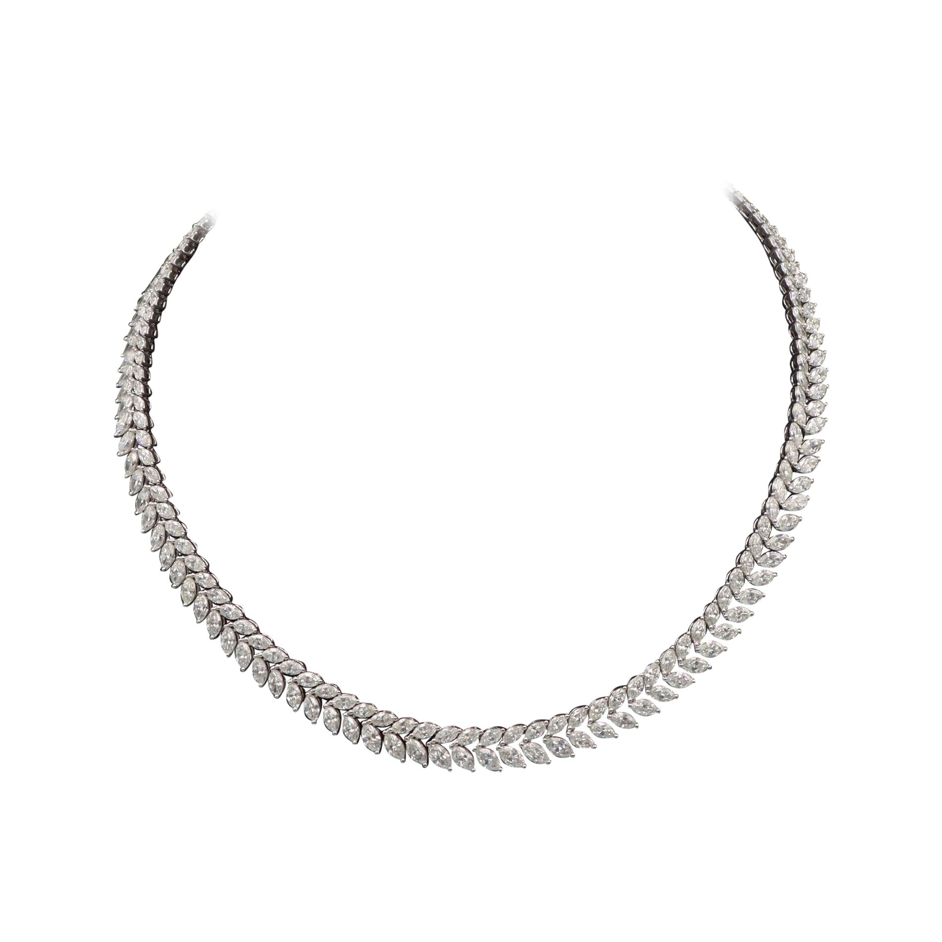 Emilio Jewelry 33.00 Karat Diamant-Halskette