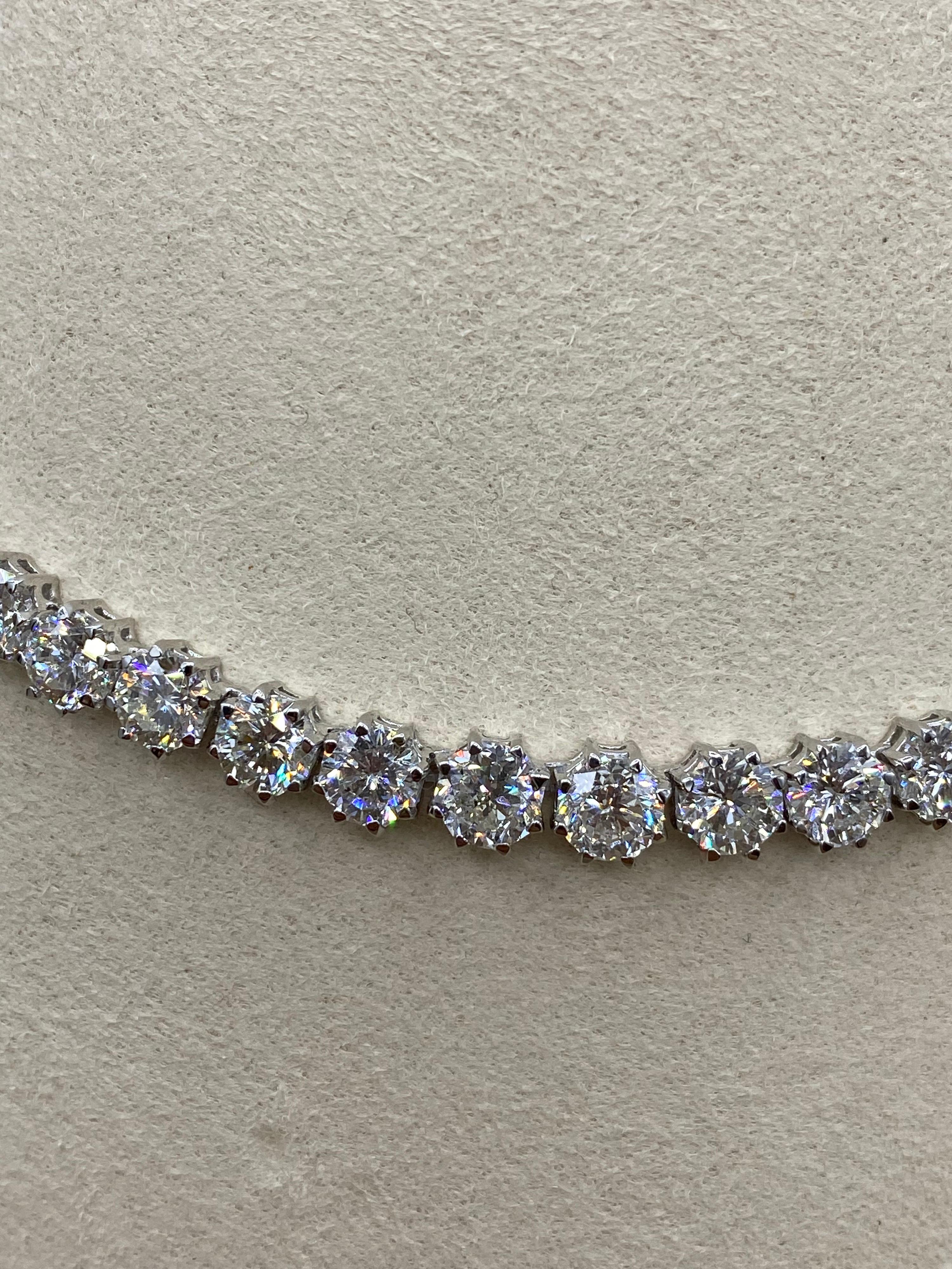 Emilio Jewelry 36.00 Carat Octagon Cut Diamond Choker Necklace 4