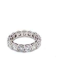 Emilio Jewelry 4.13 Carat Each Diamond Eternity Band