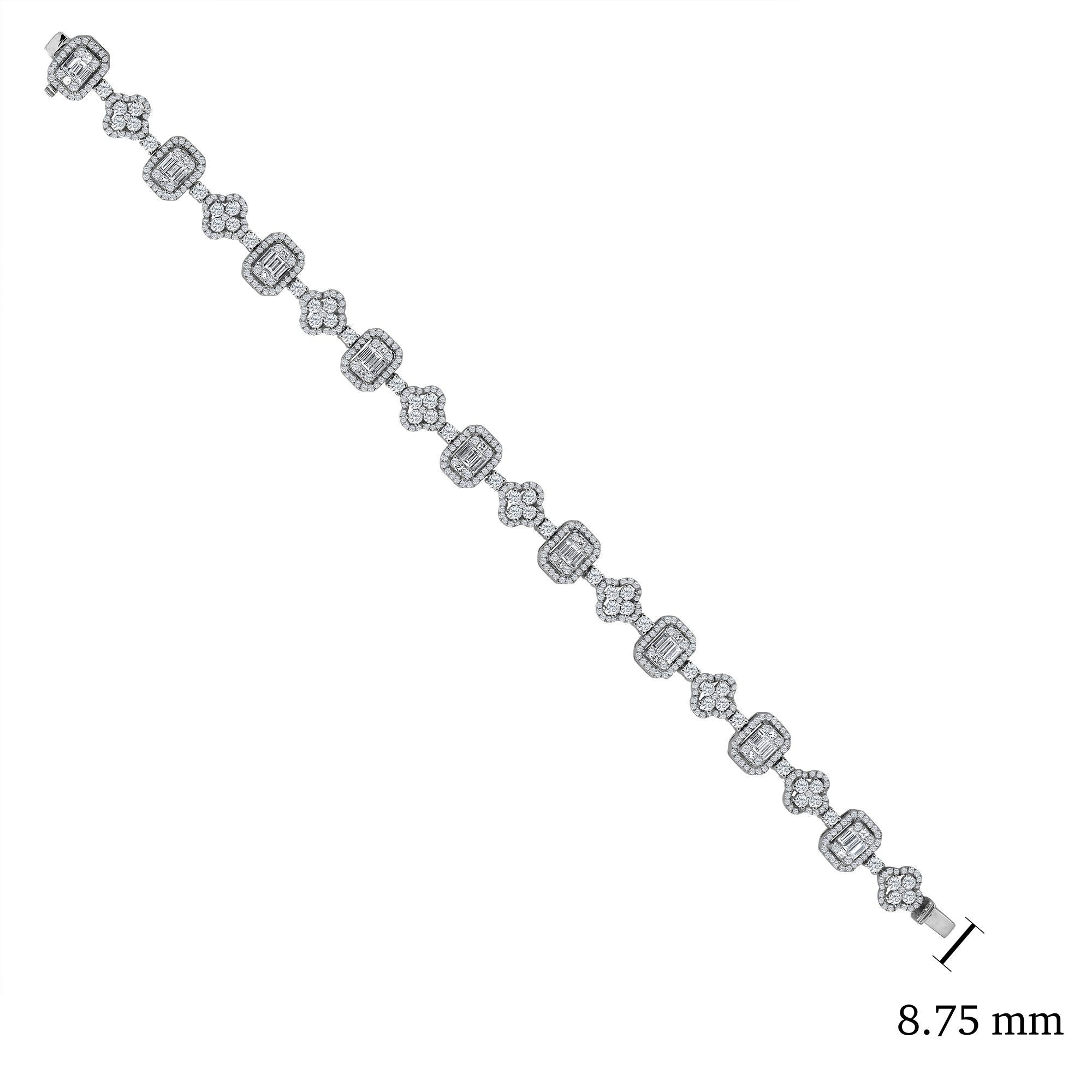 Women's Emilio Jewelry 4.47 Carat Diamond Bracelet