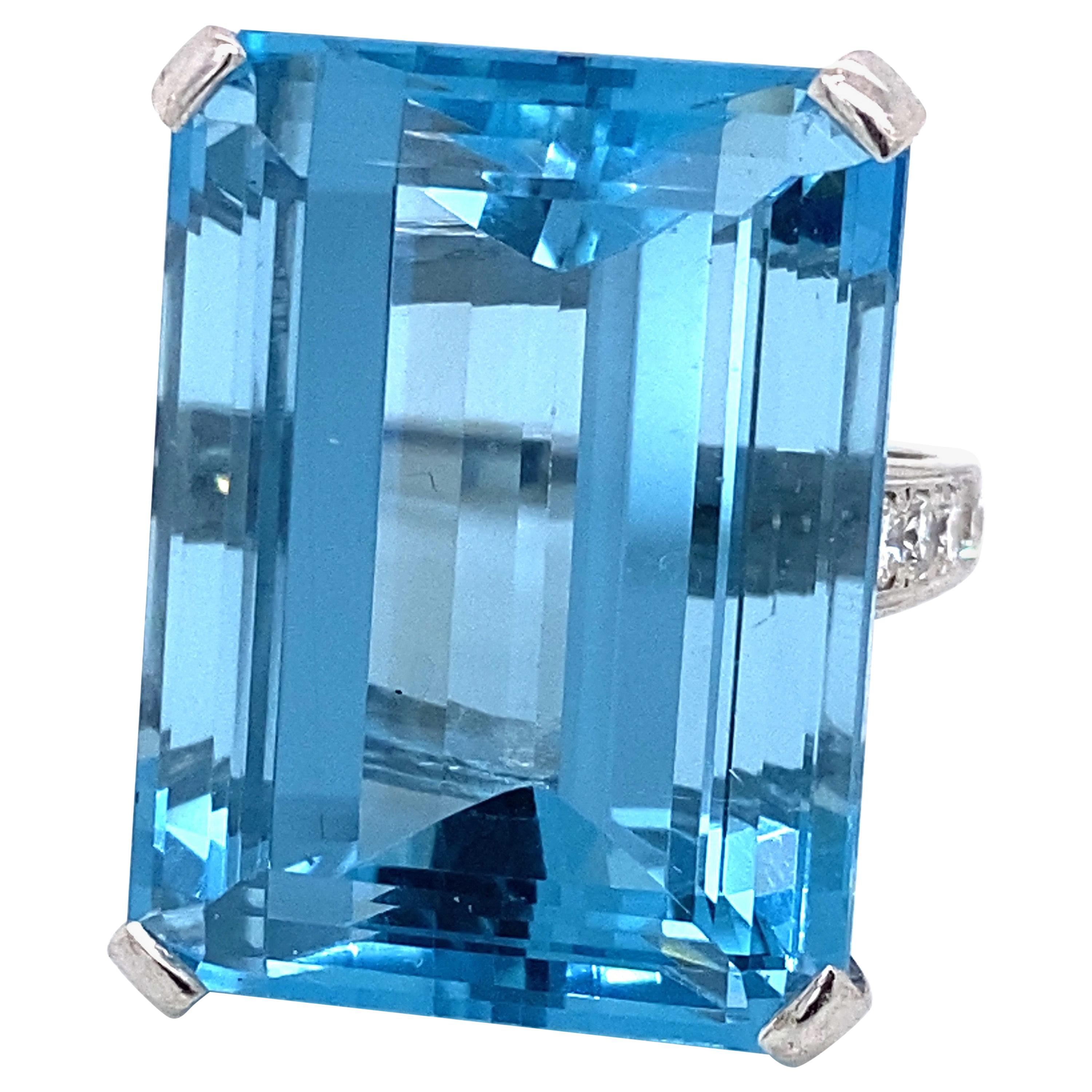 Emilio Jewelry 50.00 Carat Aquamarine