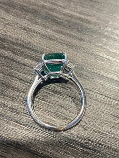 Emilio Jewelry 5.92 Carat Emerald Ring