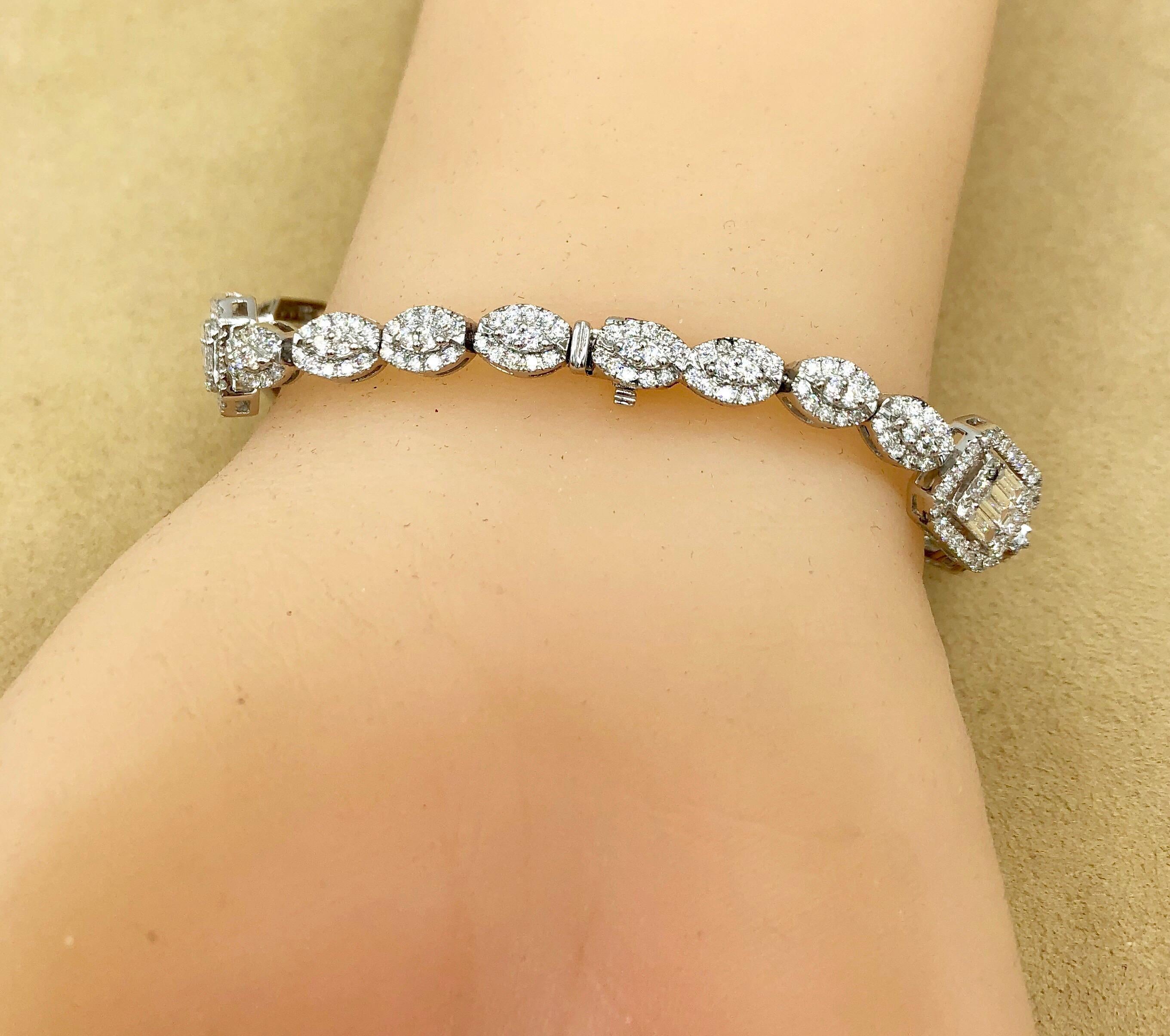 Emilio Jewelry 6.07 Carat Fancy Diamond Bracelet 2