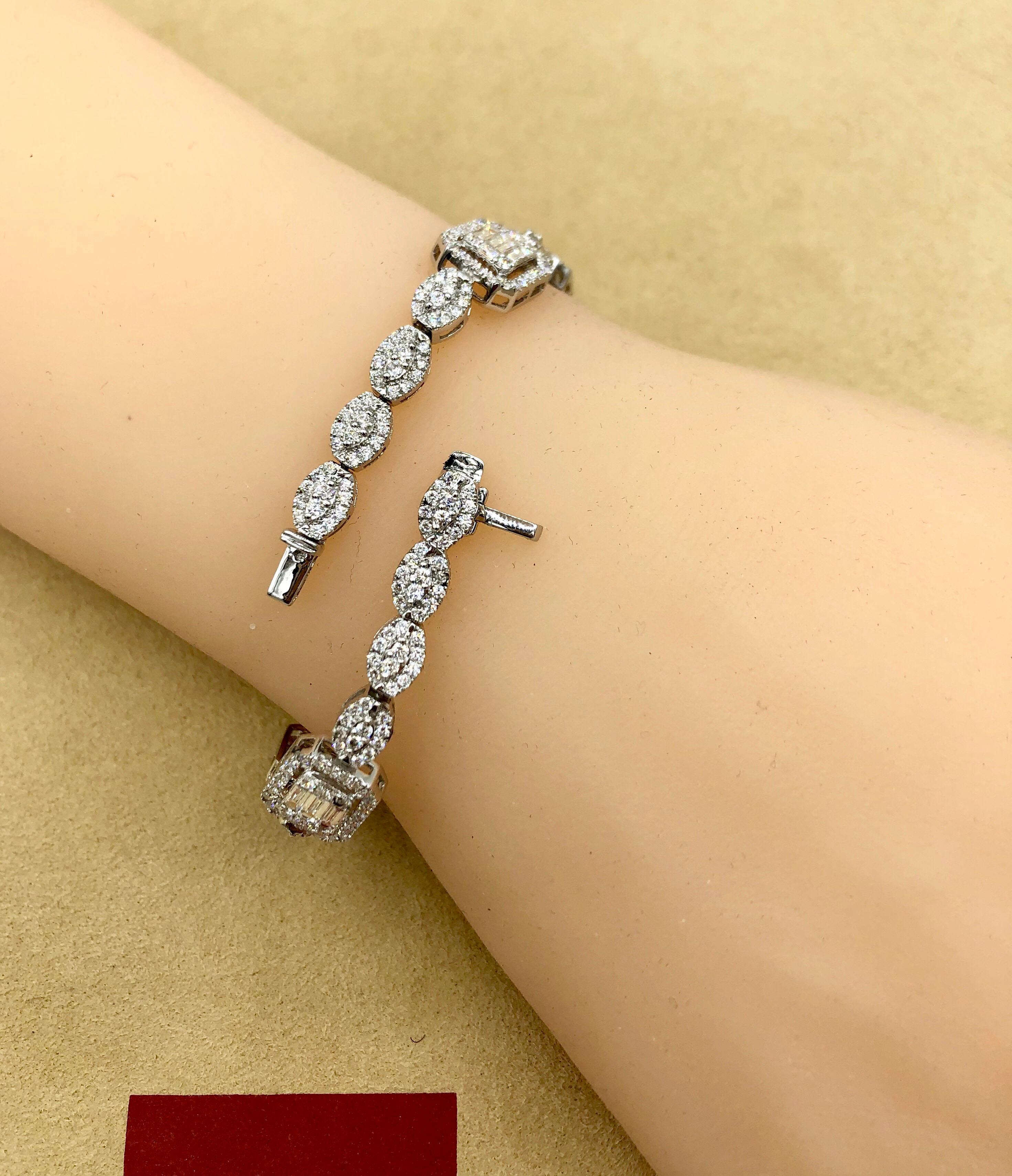 Emilio Jewelry 6.07 Carat Fancy Diamond Bracelet 4