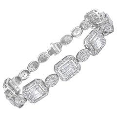 Emilio Jewelry 6.07 Carat Fancy Diamond Bracelet
