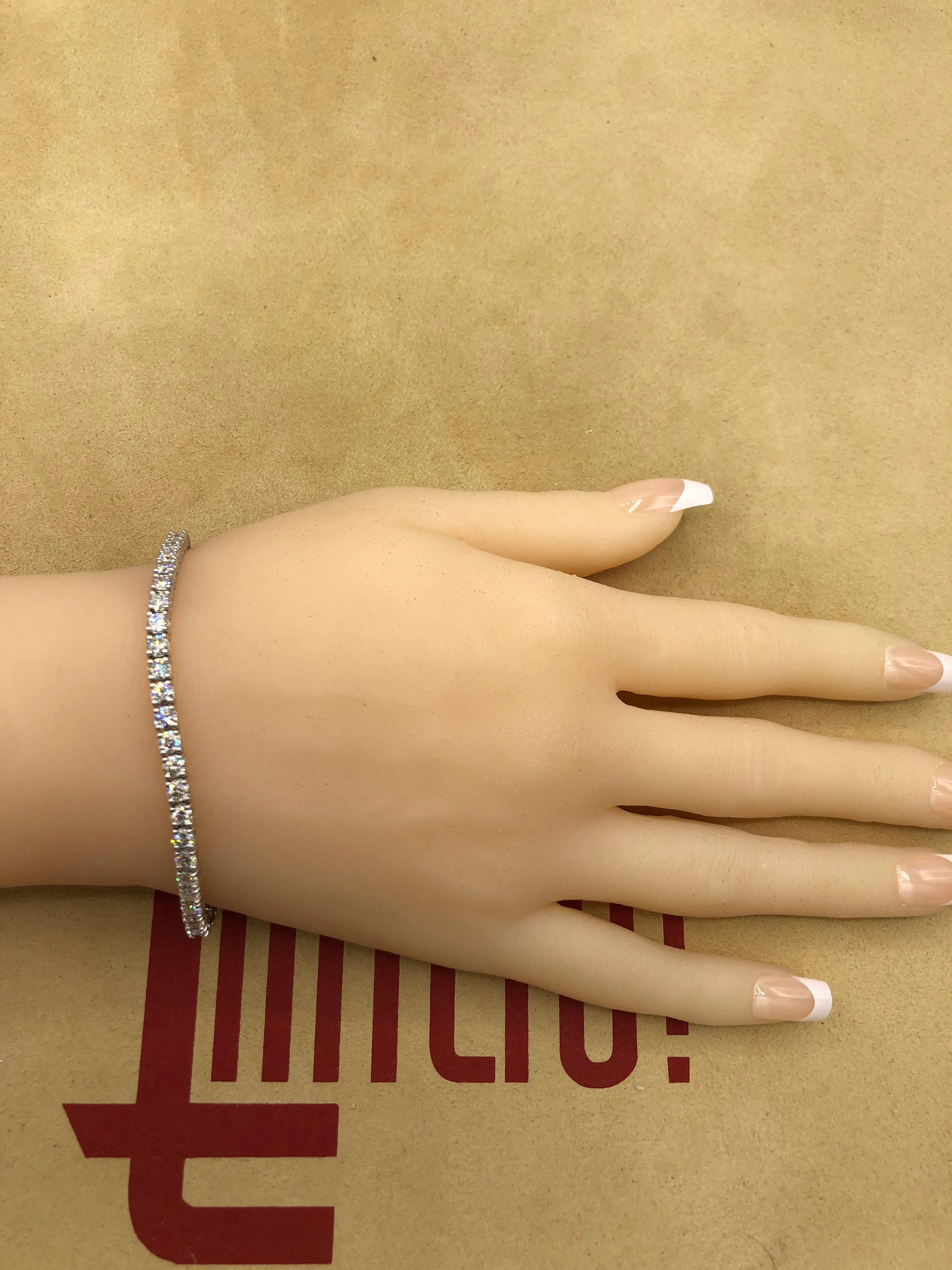 Emilio Jewelry 7.00 Carat Diamond Bracelet 2
