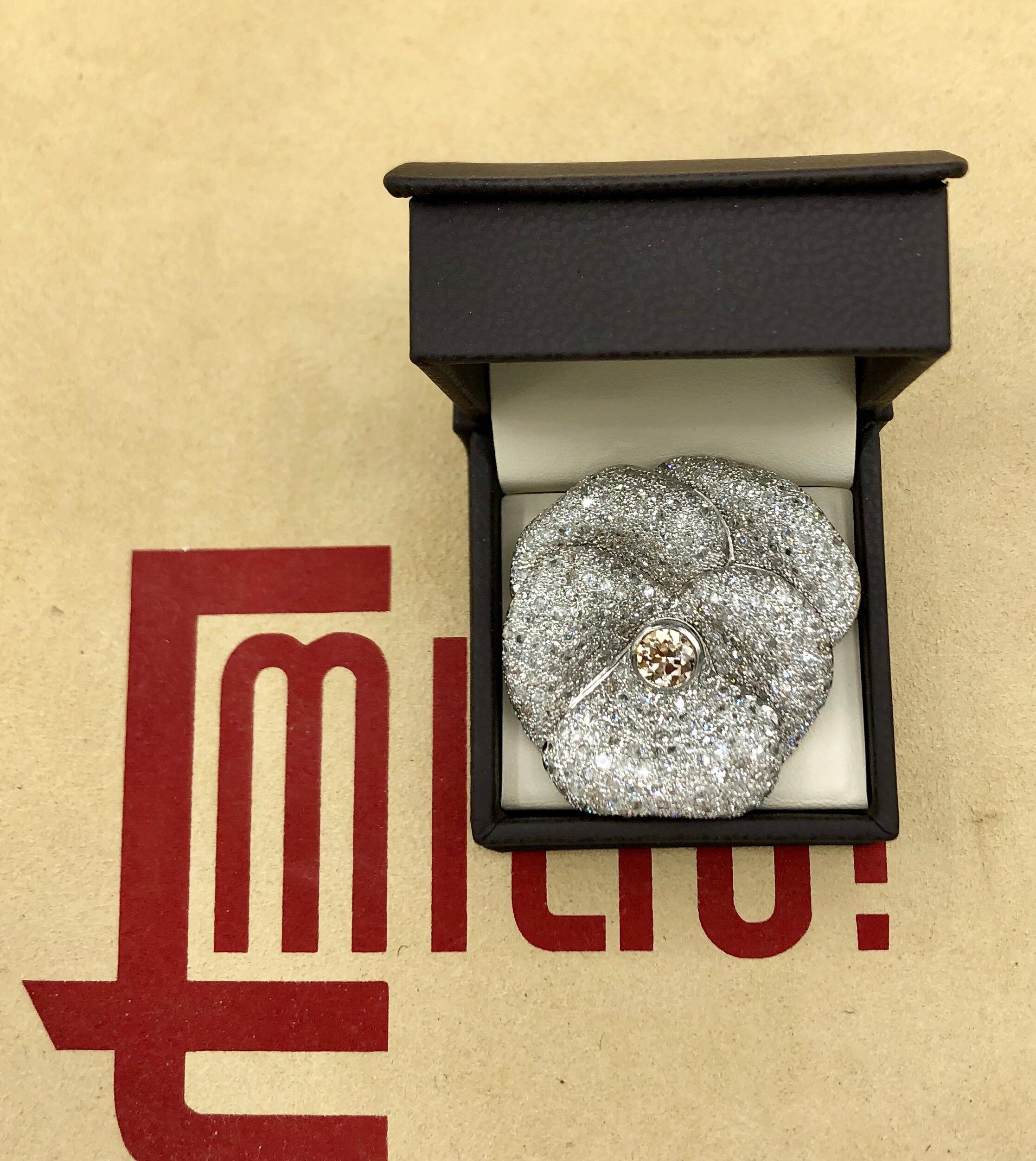 Women's Emilio Jewelry 7.50 Carat Diamond Brooch
