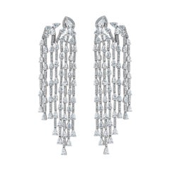 Emilio Jewelry 9.40 Carat Diamond Earrings