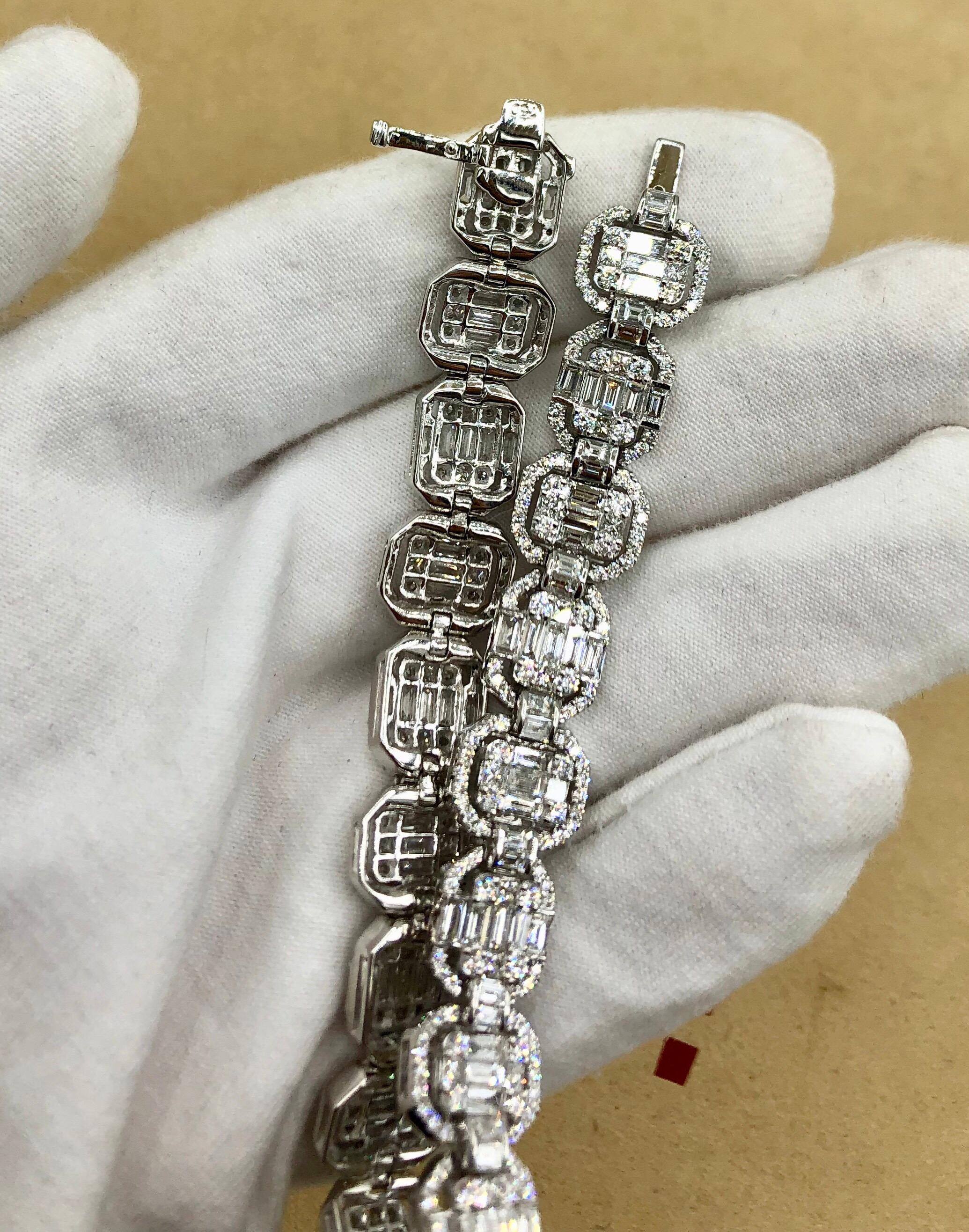 Emilio Jewelry 9.49 Carat Diamond Bracelet 8