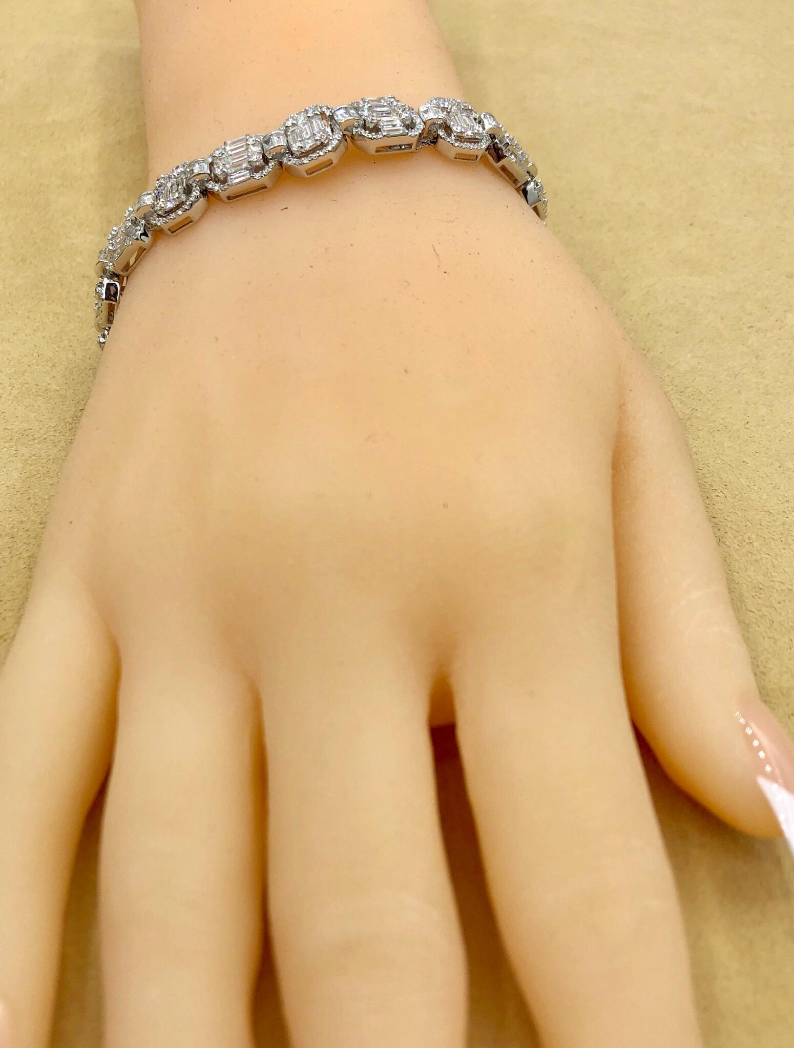 Emilio Jewelry 9.49 Carat Diamond Bracelet 2