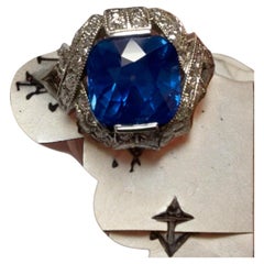 Emilio Schmuck AGL zertifizierter Kaschmir Saphir Ring