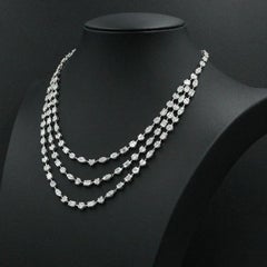 Emilio Jewelry Blazing Diamond Necklace