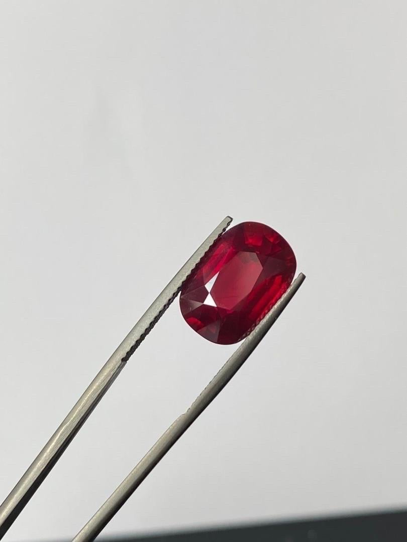 Femenino o masculino Emilio Jewelry 10.00 Quilates Certificados Sin Calor Rubí Sangre de Paloma Calidad Museo en venta