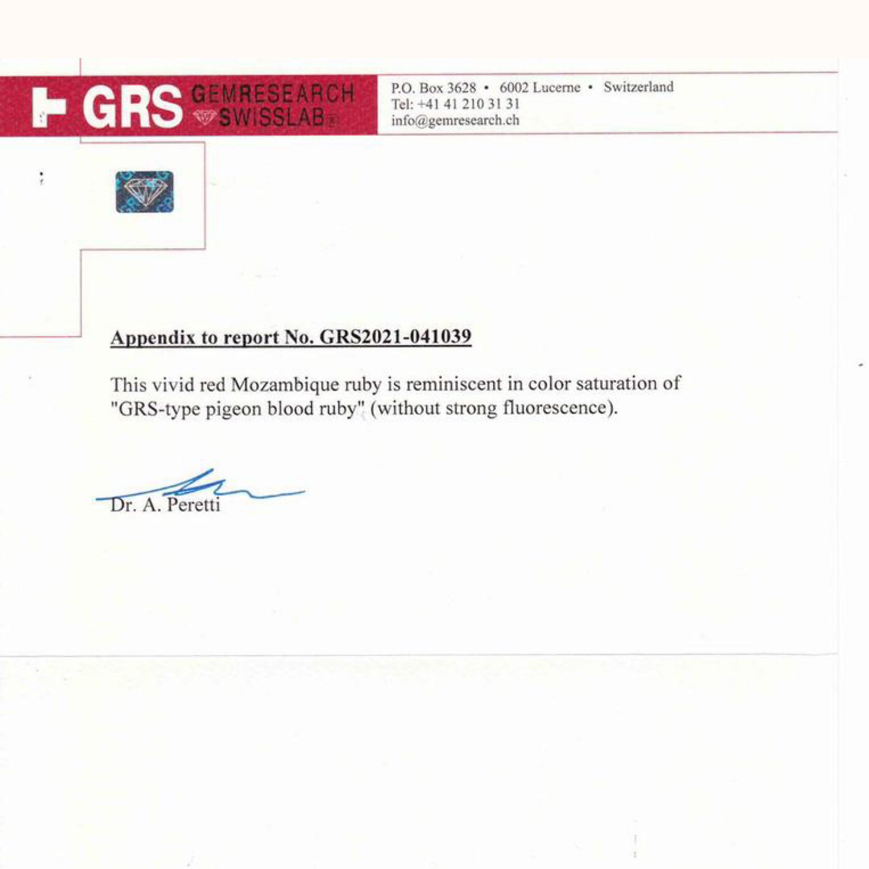 Emilio Jewelry 10.00 Quilates Certificados Sin Calor Rubí Sangre de Paloma Calidad Museo en venta 2