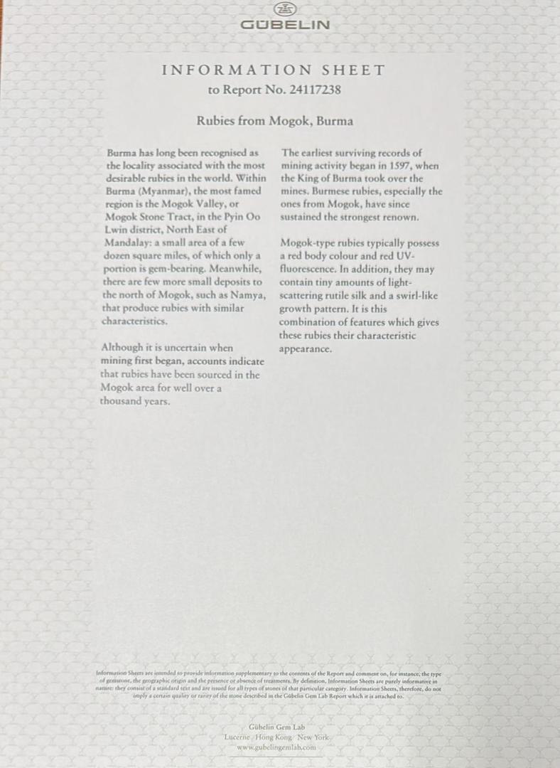 Emilio Jewelry Anello di Rubino di Birmania certificato con sangue di piccione senza calore da 10,29 carati In condizioni Nuovo in vendita a New York, NY