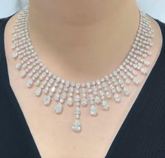 Emilio Jewelry Certified Extravagant Diamond Necklace