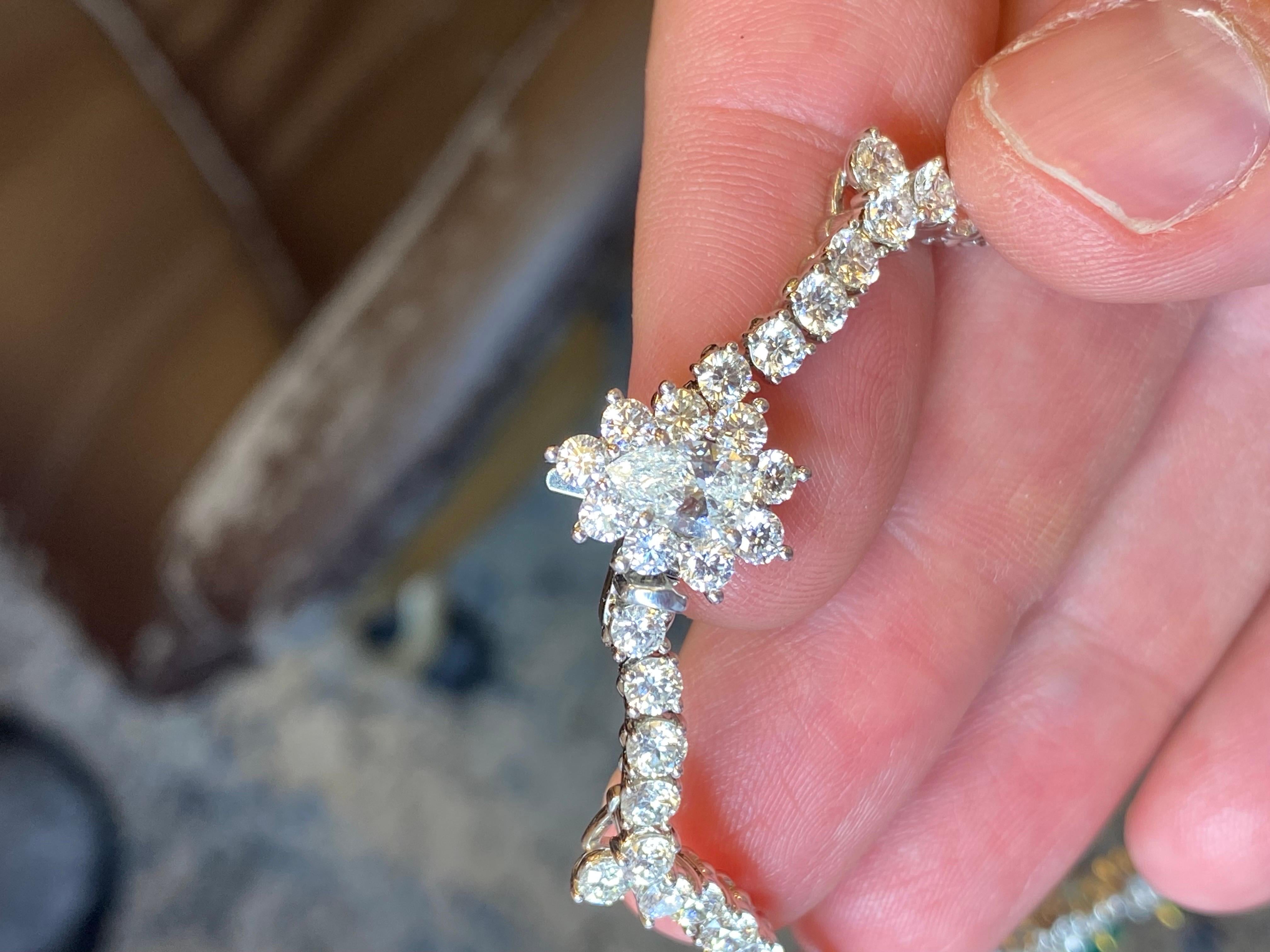 Emilio Jewelry Certified Muzo Colombian Vivid Green Emerald Diamond Necklace  im Angebot 3
