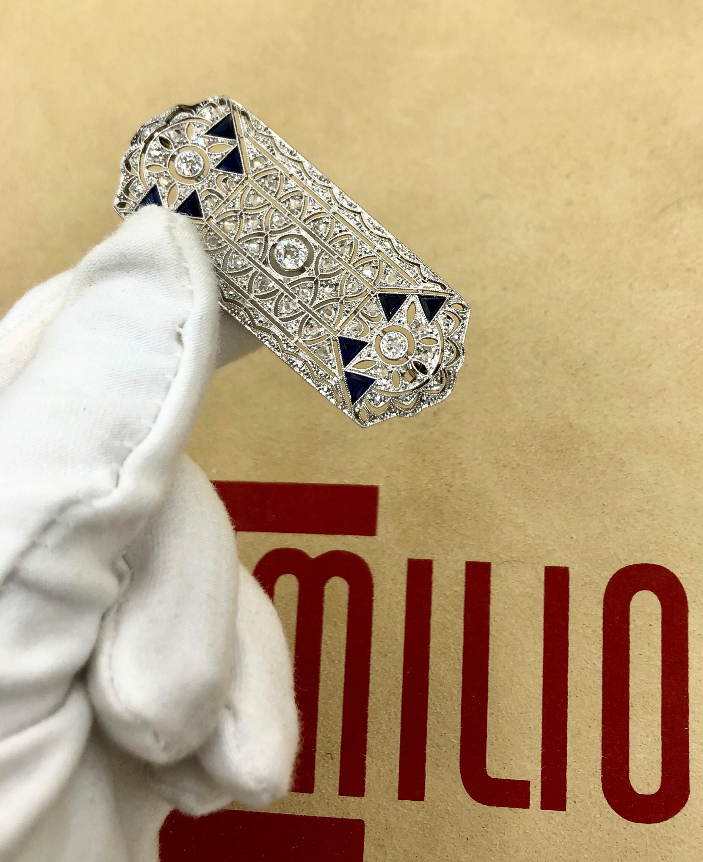 Emilio Jewelry Diamond Brooch 9