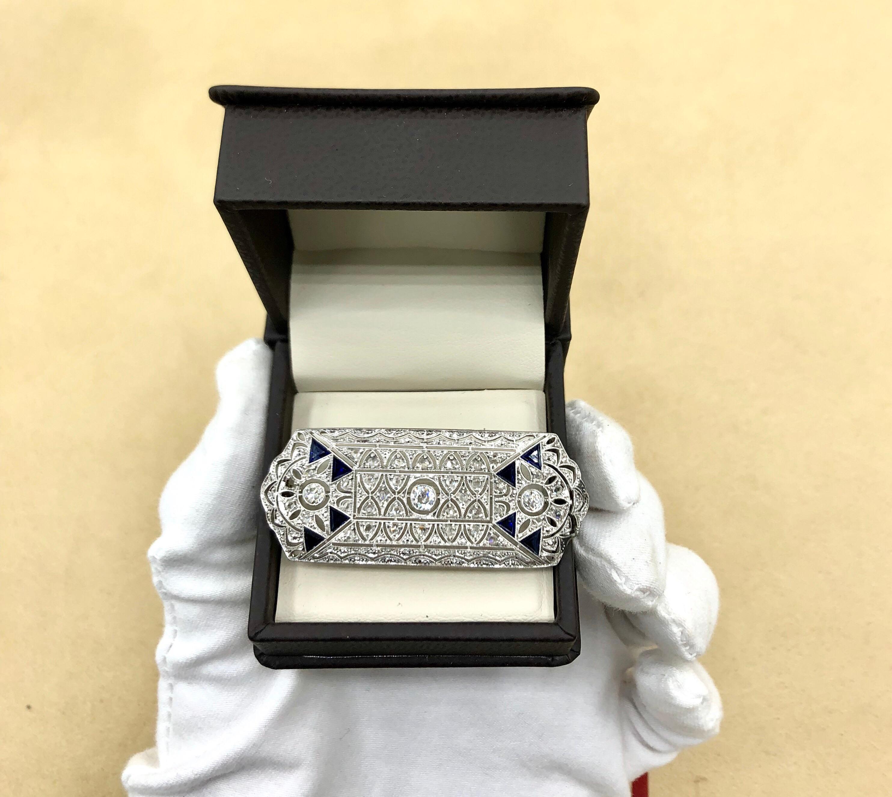 Emilio Jewelry Diamond Brooch 1