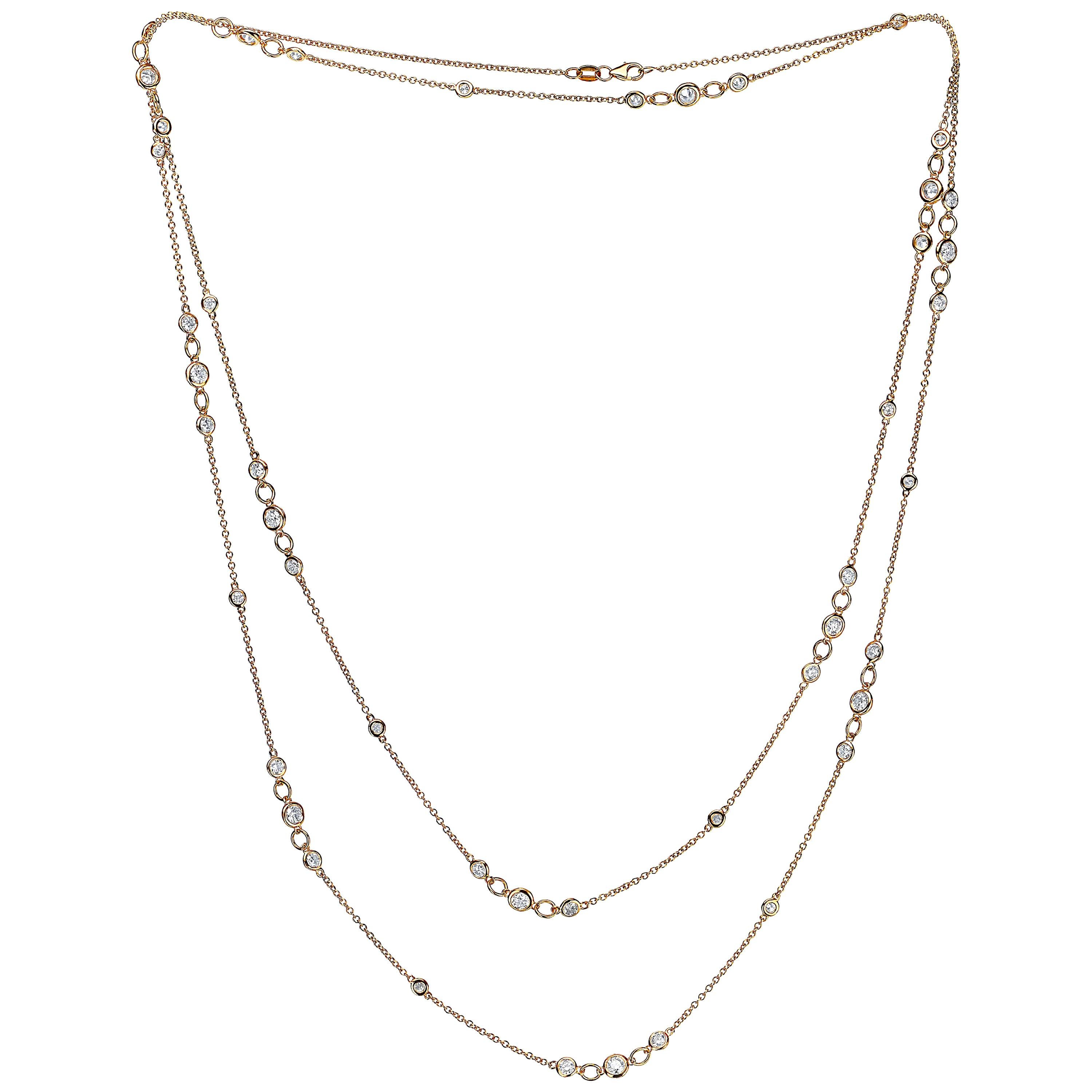 Emilio Jewelry Diamond by The Yard Necklace