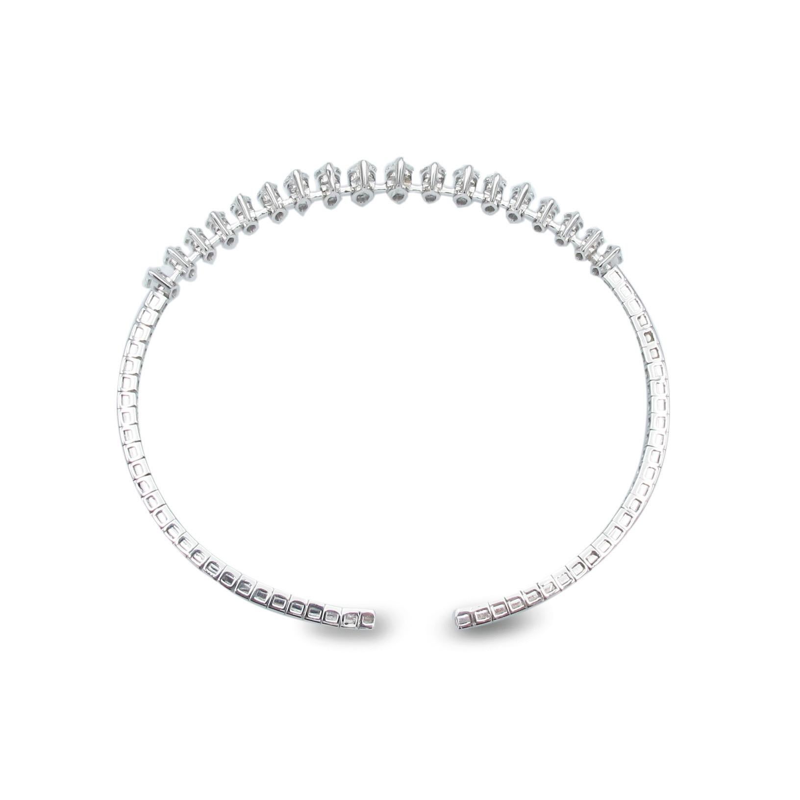 Emilio Jewelry Flexibler Marquise-Diamant-Armreif  im Zustand „Neu“ im Angebot in New York, NY