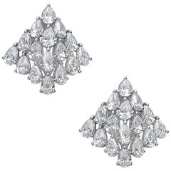 Emilio Jewelry, boucles d'oreilles géométriques uniques en or 4,44 carats