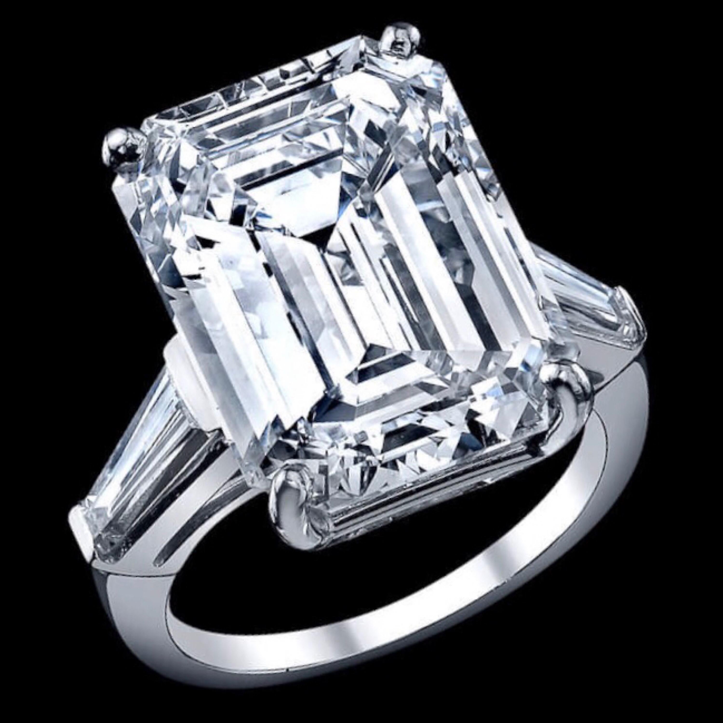 From the Emilio Jewelry Vault, We are Showcasing a Gia certified 10.00 carat natural Gia certified Emerald cut diamond in the center. Certified internally flawless making this an investment grade stone. 
This piece was Hand made in the Emilio
