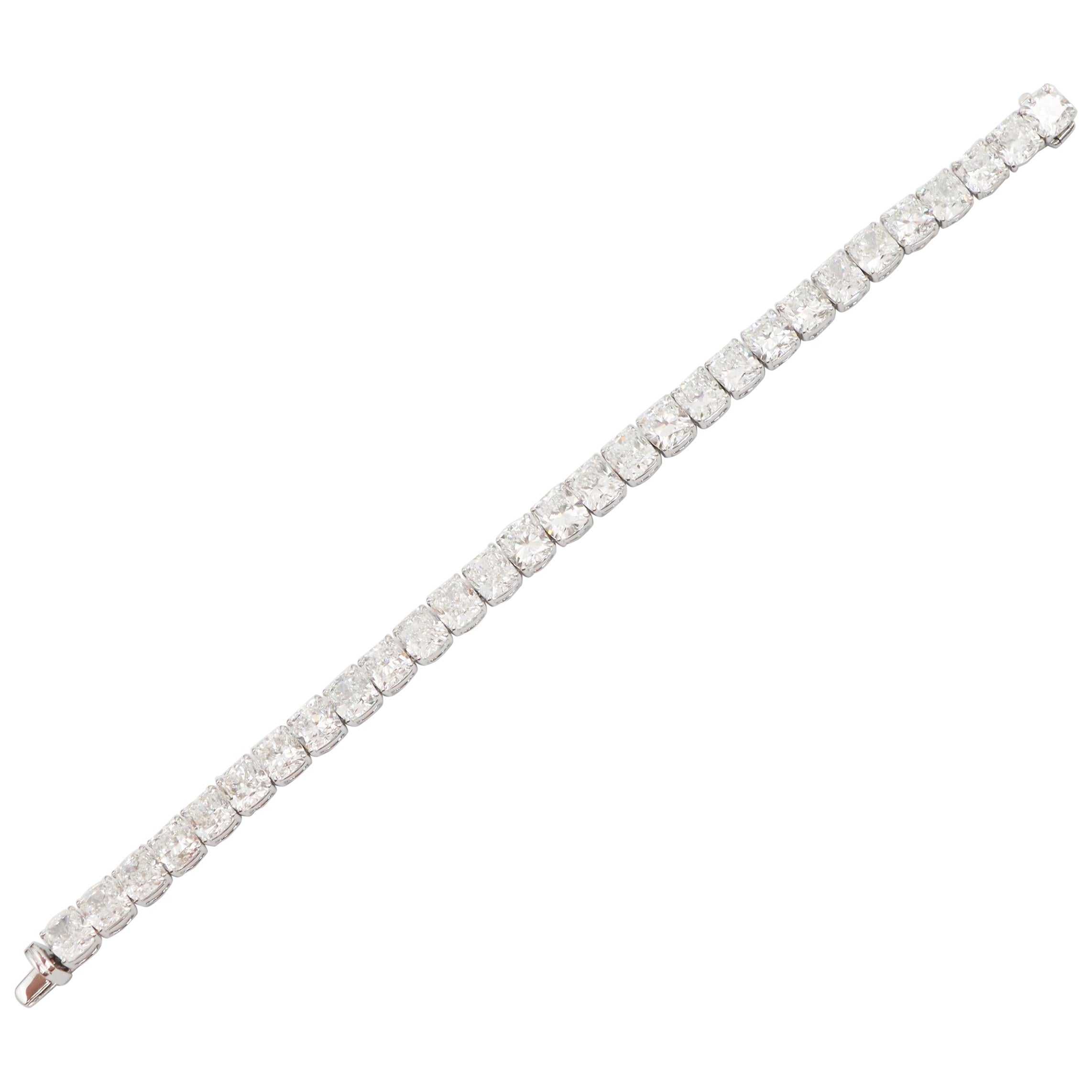 Emilio Jewelry Pulsera de diamantes con certificado Gia de 1,00 quilates cada uno