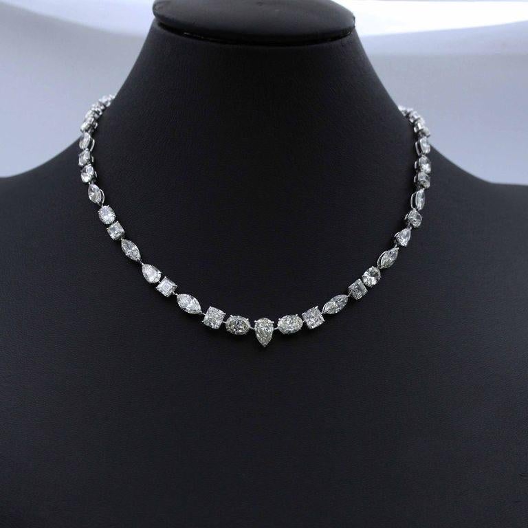 Emilio Jewelry Collar Multiforma de Diamantes Certificado GIA de 1,00 Quilate cada uno en Nuevo estado para la venta en New York, NY