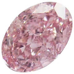 Emilio Jewelry GIA Certified 1.00 Carat Fancy Intense Pure Pink Diamond