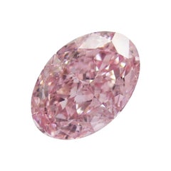 Emilio Jewelry GIA Certified 1.00 Carat Fancy Intense Pure Pink Diamond