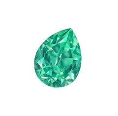 Emilio Jewelry GIA Certified 1.00 Carat Fancy Vivid Bluish Green Diamond